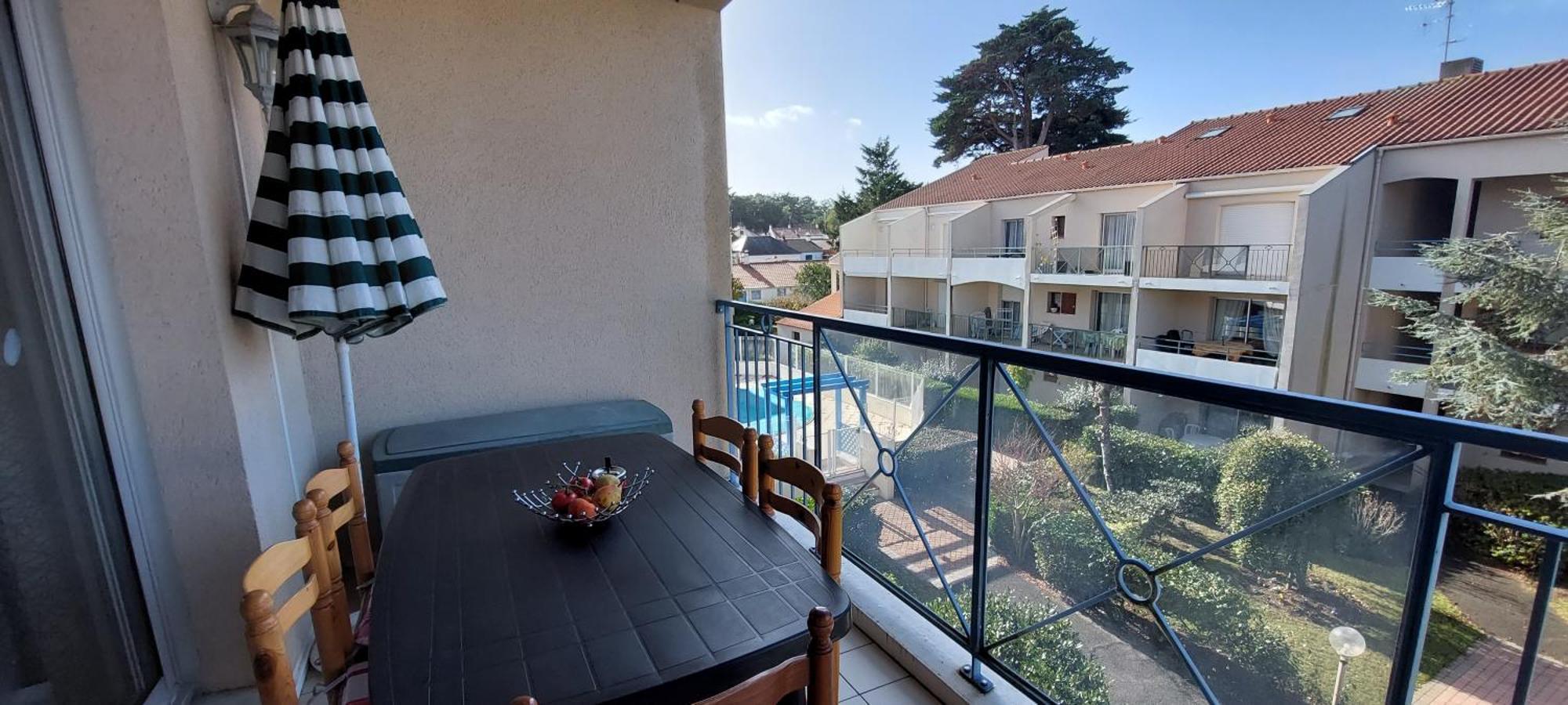 Appartement Au Calme Avec Piscine Et Parking Dans Residence Securisee Saint-Jean-de-Monts Exteriör bild